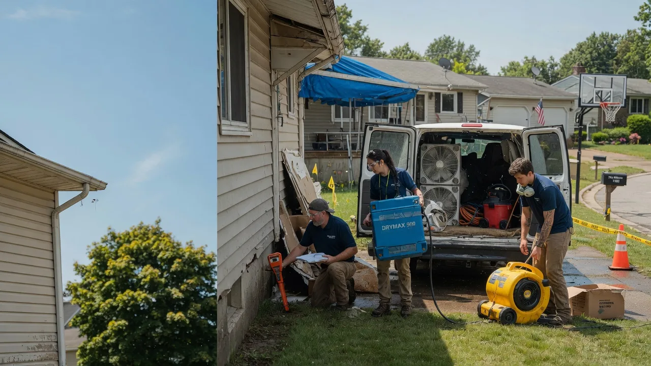 Ceiling Leak Cleanup in Fostoria, MI near me